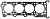 Прокладка ГБЦ правая Ford (4.6L/5.4L) Mahle 54457; 4C2Z 6051 AA