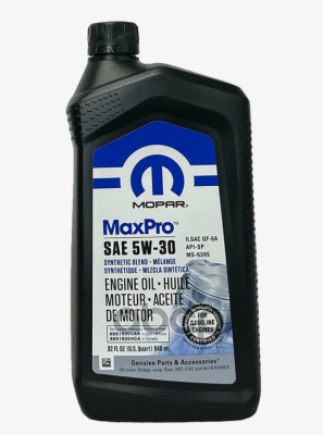 Масло моторное Mopar 5W30 MaxPro6 (0.946L) 68518204AA